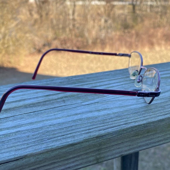 Ralph Lauren glasses frames Red metallic made in Italy - Picture 9 of 11